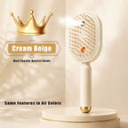 Retractable Massage Comb – USB Rechargeable Mist Hairbrush | مشط تدليك بالرذاذ قابل للشحن