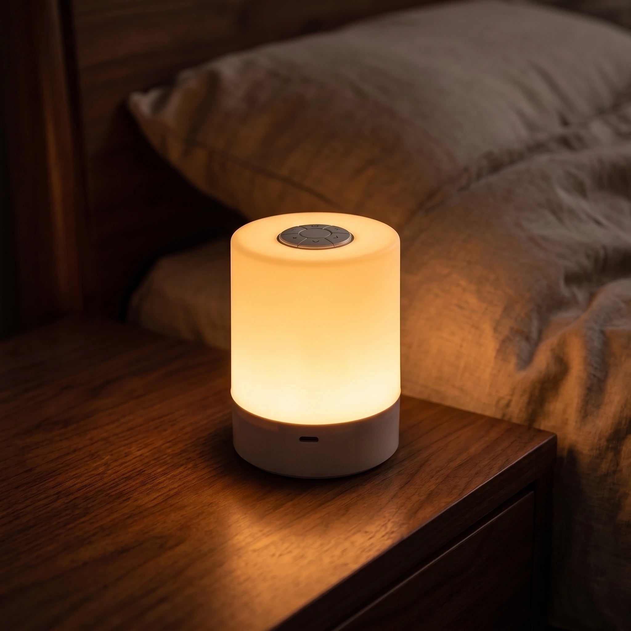 Portable LED Touch Lamp 3 Warm Color Modes 1 Month Battery | مصباح لمسي محمول بثلاثة أوضاع إضاءة دافئة وبطارية تدوم شهراً
