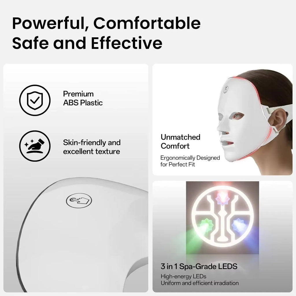 LED Light Therapy Mask – 7 Wavelengths