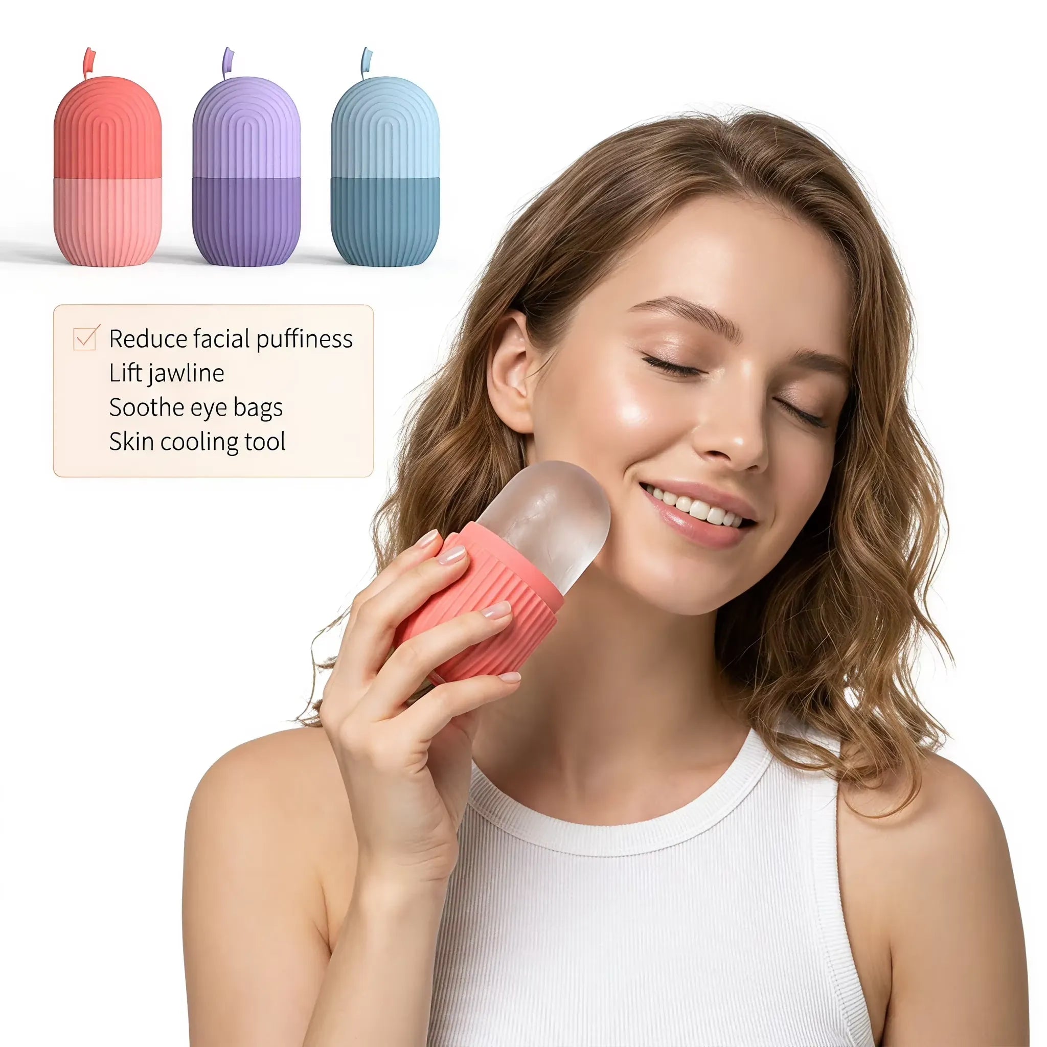 Facial Ice Roller – De-Puffs in 5 Minutes