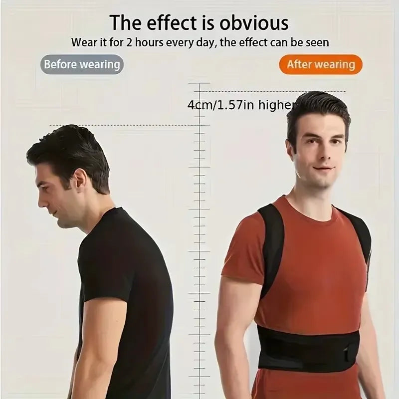 Posture Corrector Brace – 30-Min Daily Wear