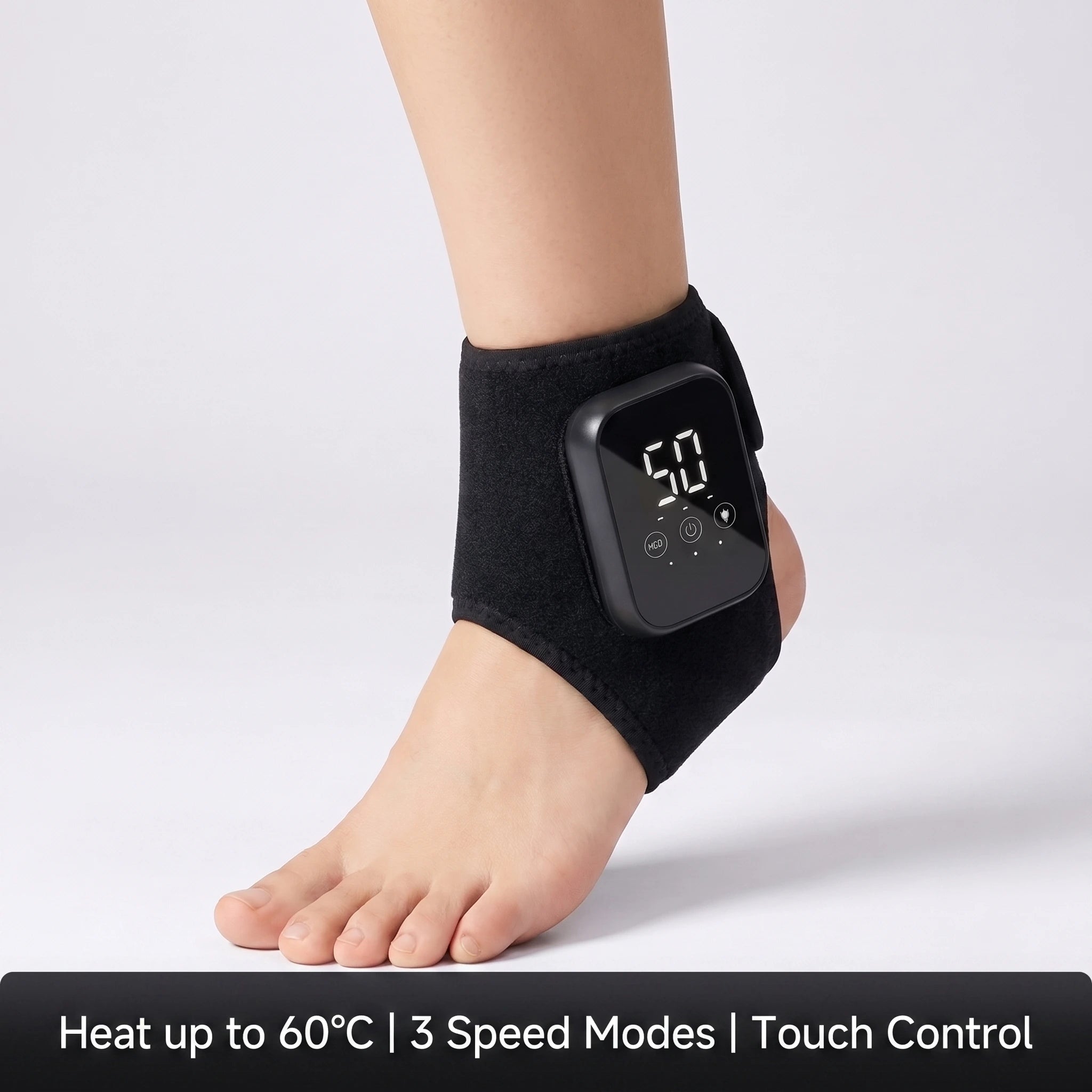 Electric Foot & Ankle Massager – Heat & Vibration