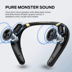 Wireless Neck Speaker – 8-Hour Playtime