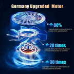 Portable Car Vacuum Cleaner – 6000Pa Suction