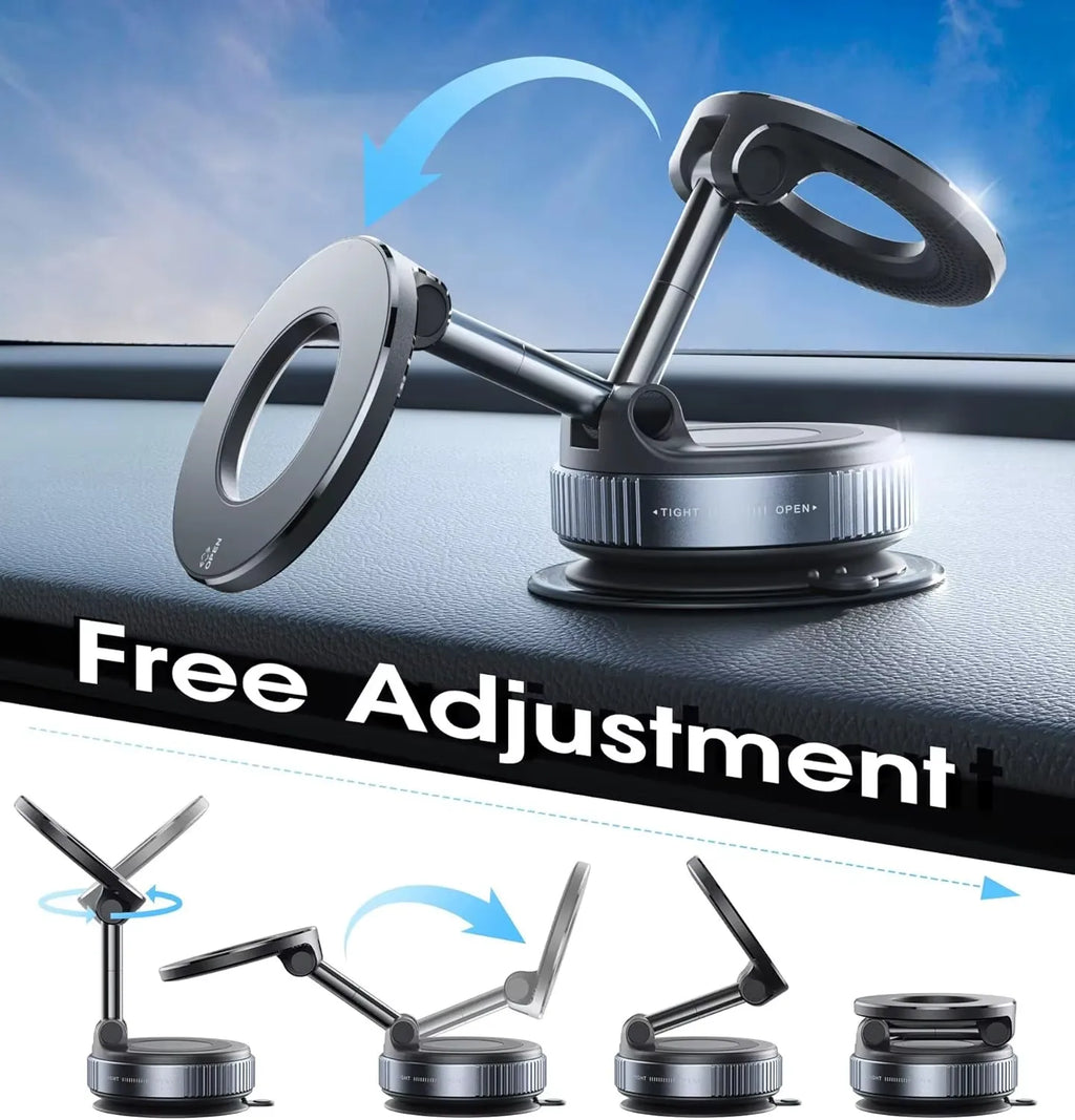 Magnetic Car Phone Mount – 6-Magnet Grip