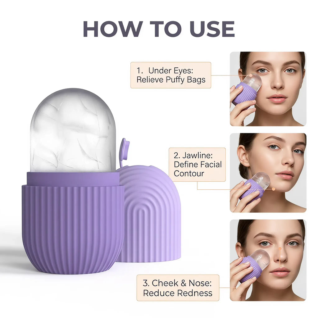 Facial Ice Roller – De-Puffs in 5 Minutes