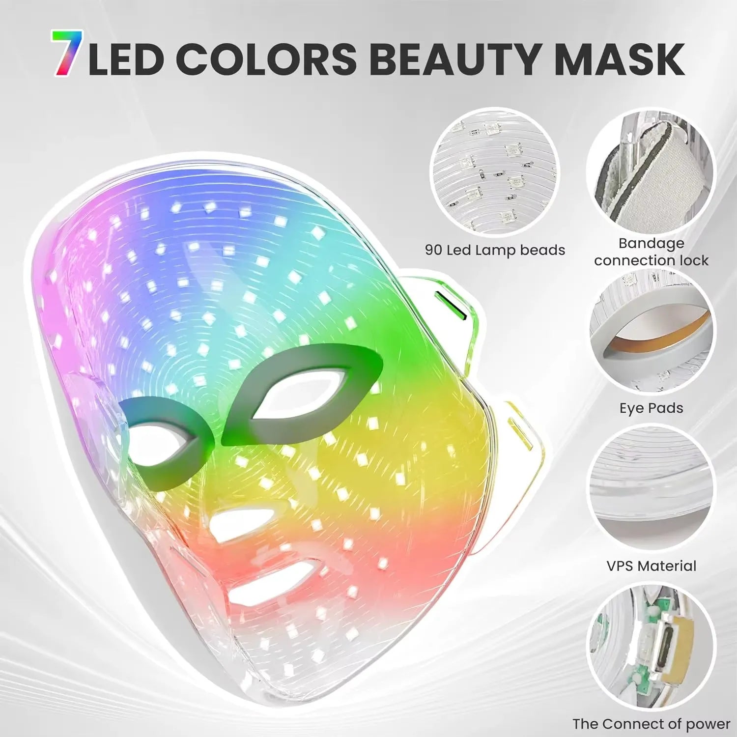 LED Light Therapy Mask – 7 Wavelengths