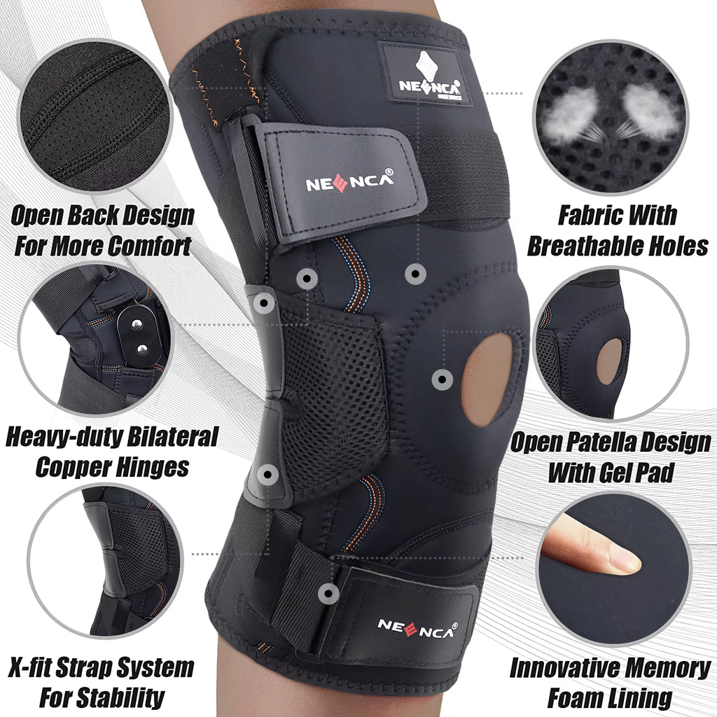 Compression Knee Brace – Dual Side Stabilizers