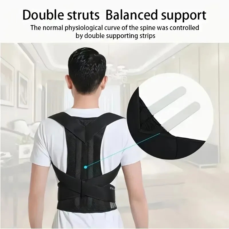 Posture Corrector Brace – 30-Min Daily Wear