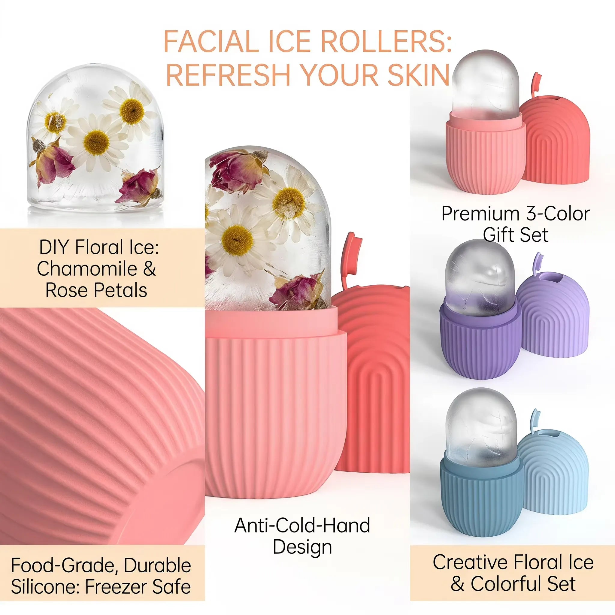 Facial Ice Roller – De-Puffs in 5 Minutes