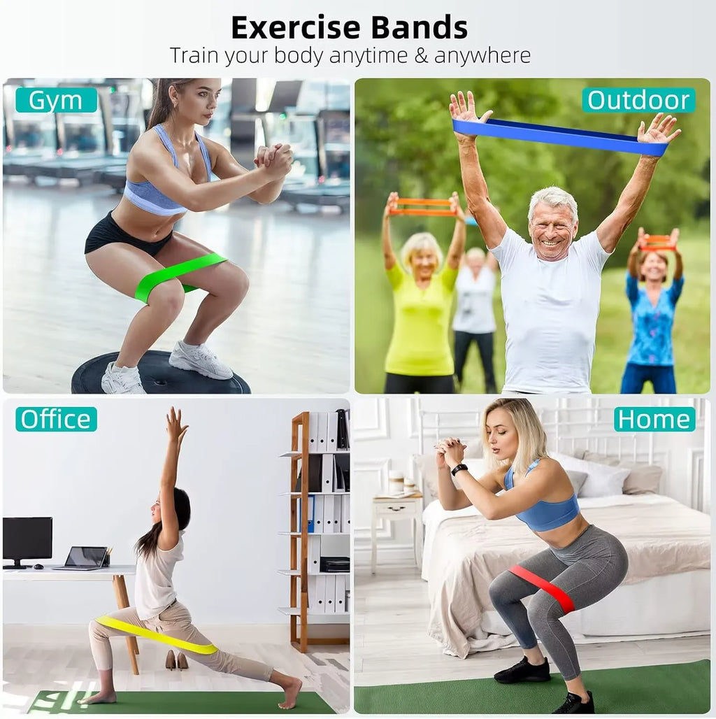 5-Band Resistance Set – 5kg to 25kg Progressive Training