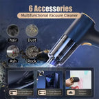 Portable Car Vacuum Cleaner – 6000Pa Suction