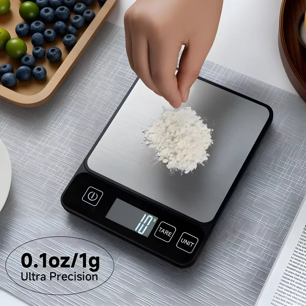 Digital Kitchen Scale – 1g Precision, 5kg Capacity