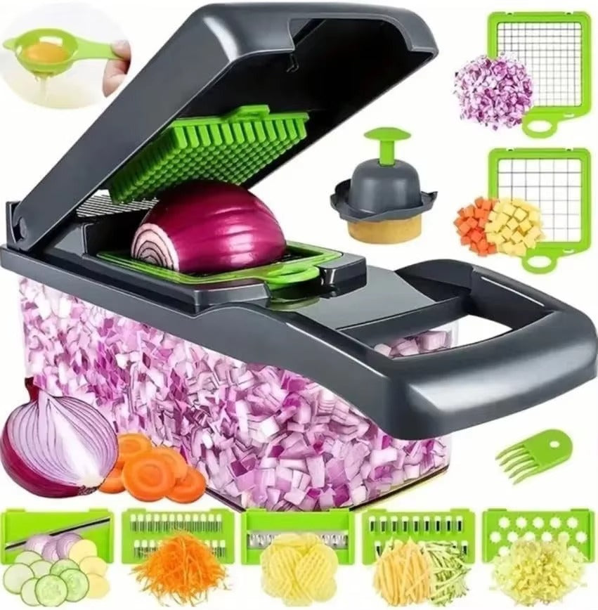 Multi-Blade Vegetable Chopper – Dice in 10 Seconds
